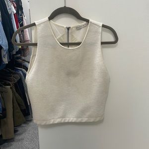 Alice & Olivia sleeveless cropped top